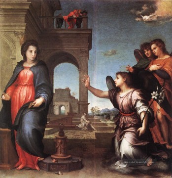 Die Verkündigung Renaissance Manierismus Andrea del Sarto Ölgemälde